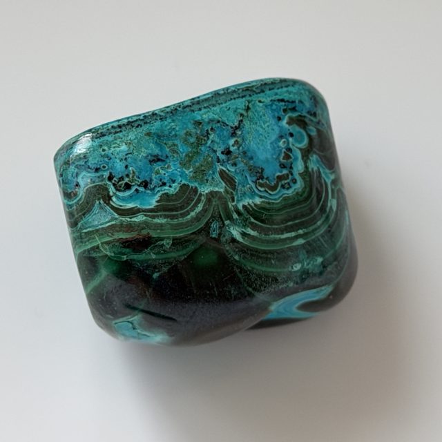 Malacholla (Malachite & Chrysocolla) Tumbled