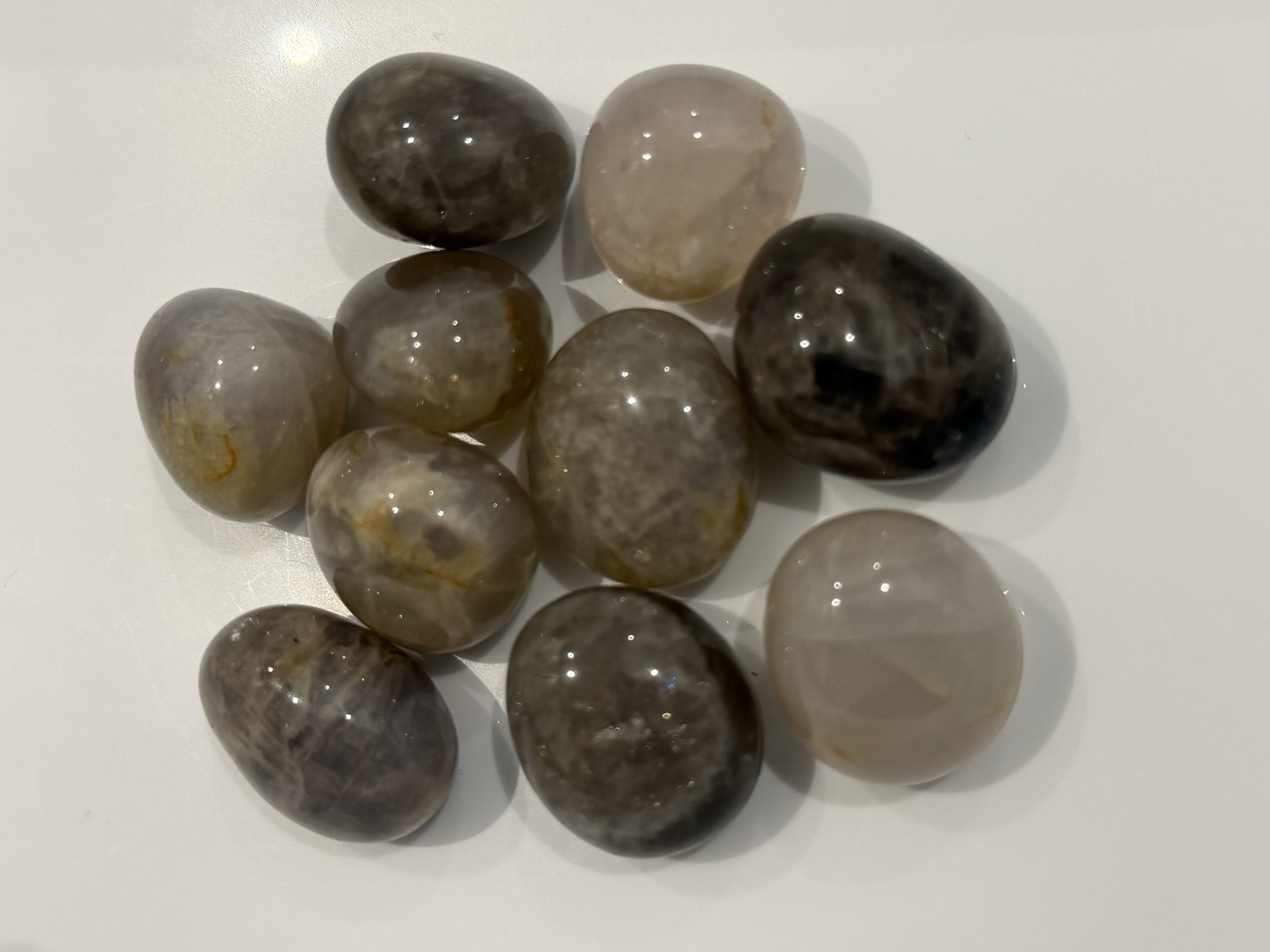 Tumbled Lavender Rose Quartz