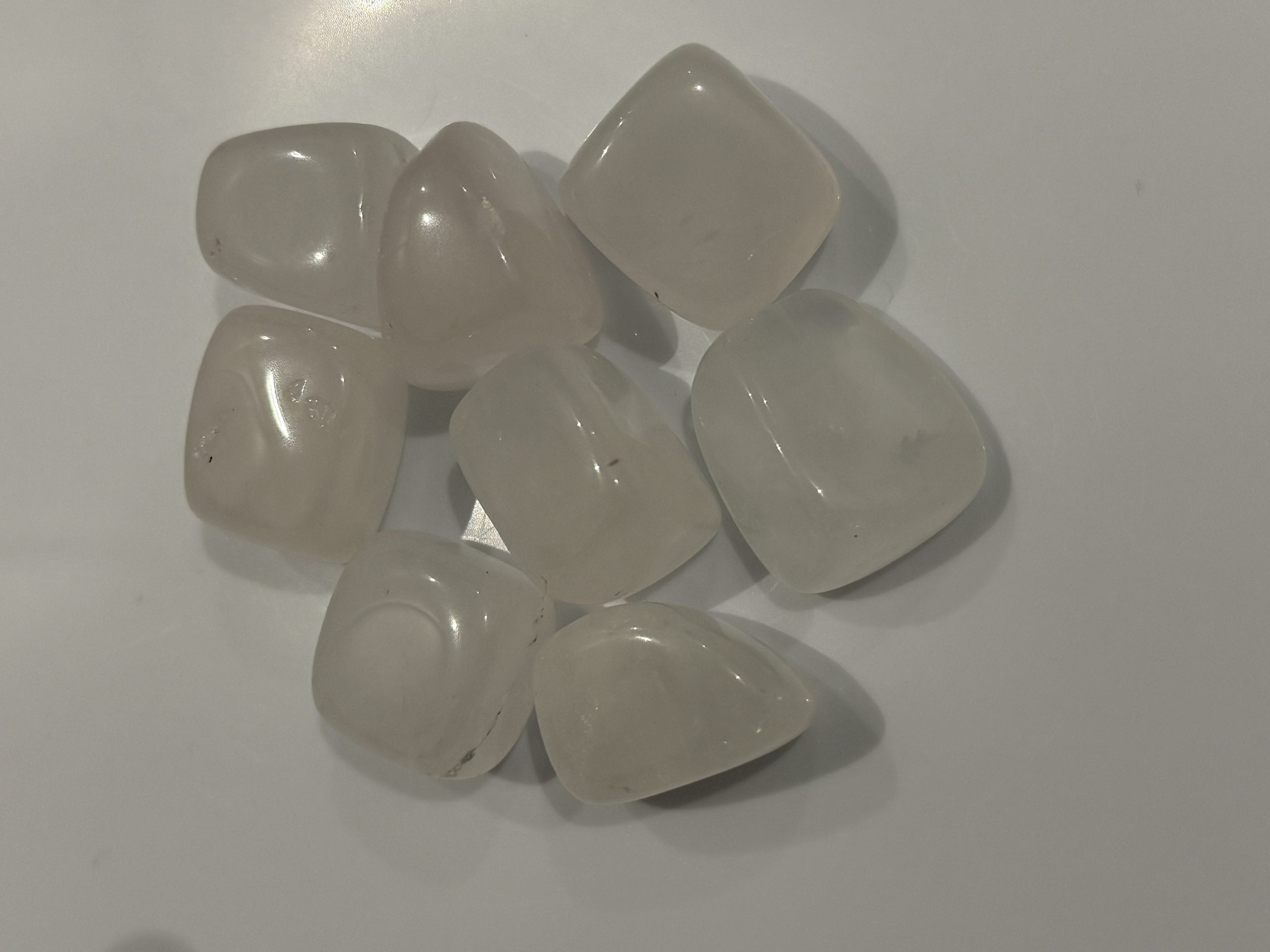 Tumbled Snow Quartz