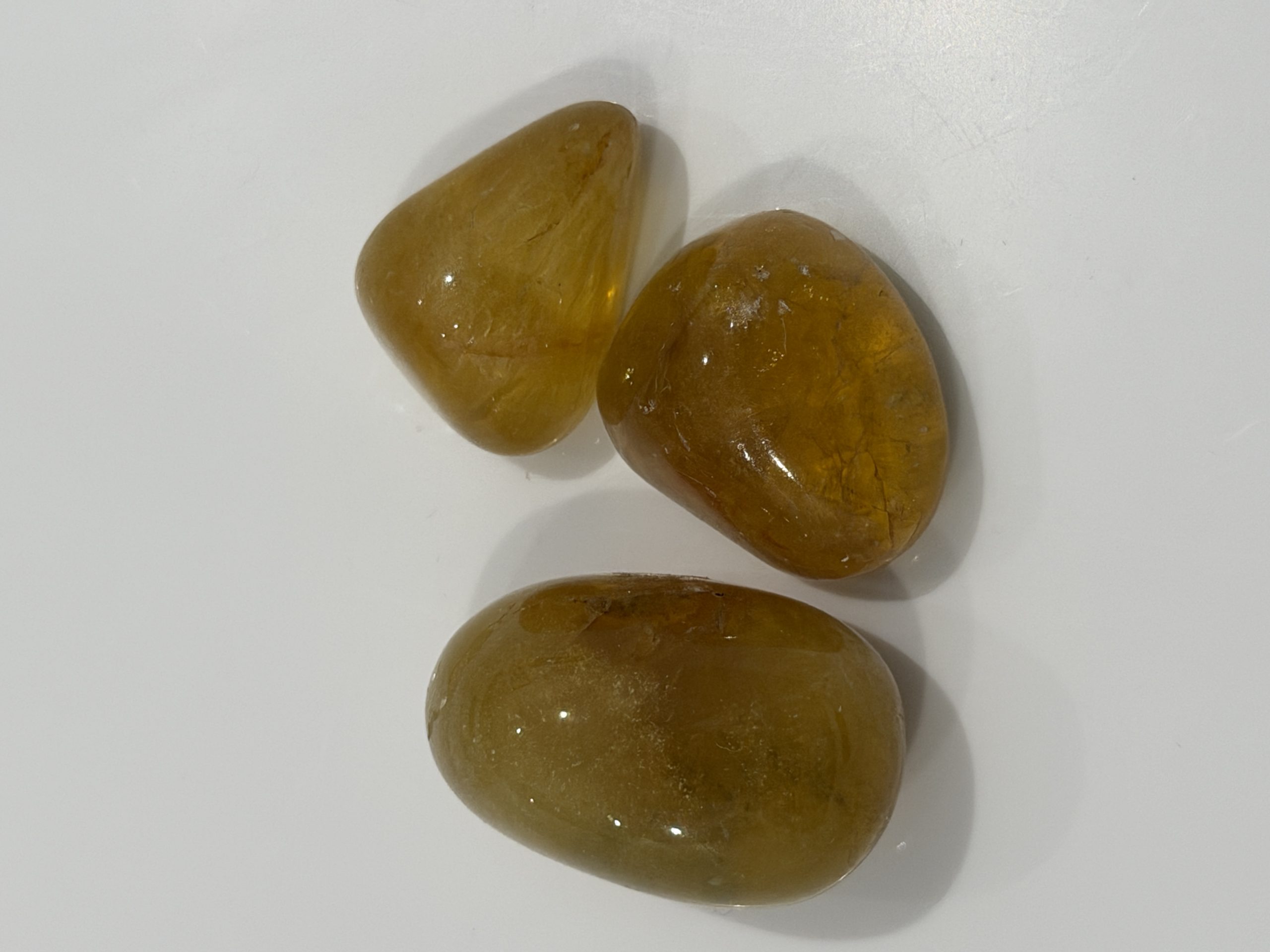 Tumbled Yellow Fluorite